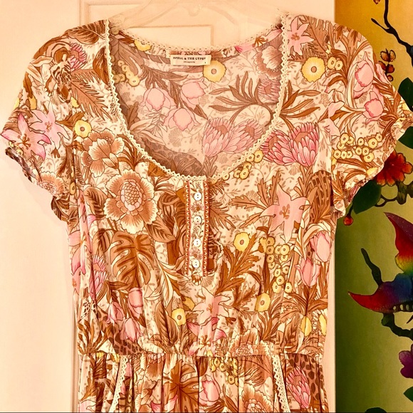 πΊπHPππΊ Spell & The Gypsy Jungle Mini Dress - Picture 7 of 16